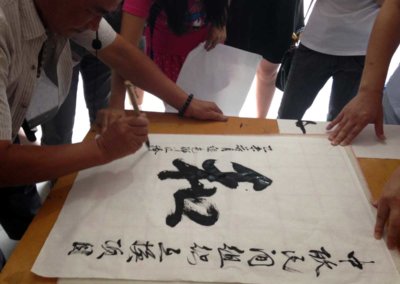 NGO exchange Programm Calligraphy